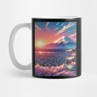 Mount Fuji - Anime Drawing Mug